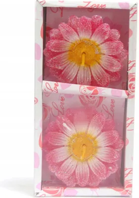 Image de Midex Bougies décoratives fleurs sans parfum