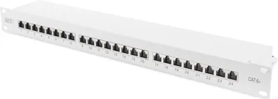 Produktbild von DIGITUS CAT 6A, Klasse EA Patch Panel, geschirmt