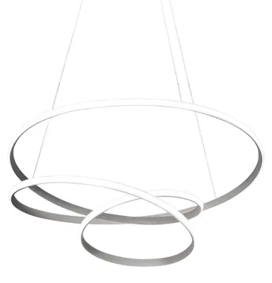 Obrázek produktu pro Moderní zavěšení Diva Aluminium Titanium 1 Light Led 80W
