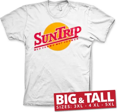 Produktbild von Suntrip Big & Tall T-Shirt - 5XL - White