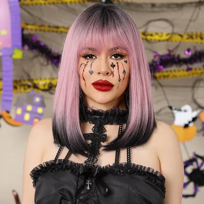 Zdjęcie produktu dla Damskie peruki cosplayowe na Halloween, świąteczne peruki imprezowe, realistyczne, seksowne peruki, naturalnie wyglądające peruki dla kobiet