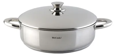 Productafbeelding van Roestvrijstalen kookpan met deksel, 26 cm.