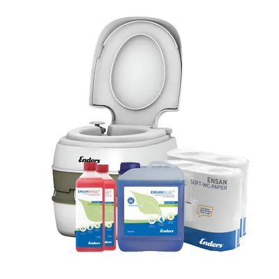 Produktbild von Enders Deluxe large+ Rinse+ Blue+ Toilettenpapier Campingtoilette Camping Mobil