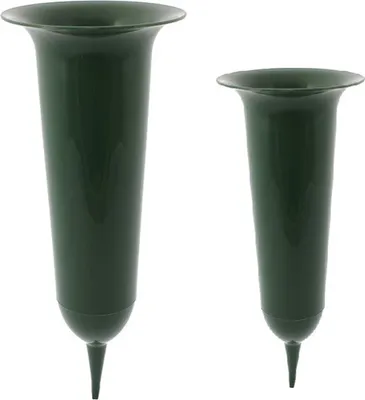 Produktbild von Grabvase Grab Vase  Grabschmuck Grabdeko 2 Stück