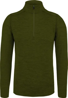Produktbild von normani Herren Merino Langarm mit 1/4 Zipper