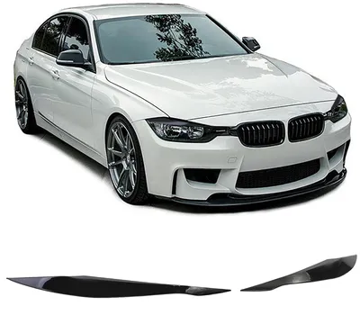 Immagine prodotto di Copri-fari "Occhio Malefico" neri lucidi per BMW Serie 3 / per BMW F30 F31 dal 2011 al 2019