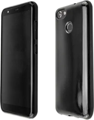 Obrázek produktu pro caseroxx ochranný kryt TPU kompatibilní s Gigaset GS280, gumový obal na mobilní telefon černý