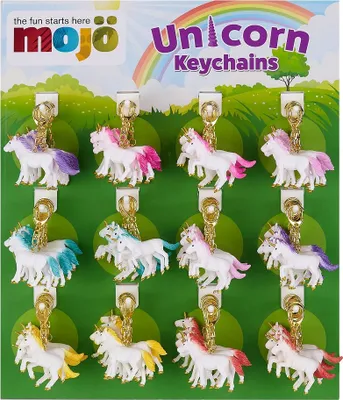 Productafbeelding van Mojo Displej: 72 sleutelhanger-eenhoorns