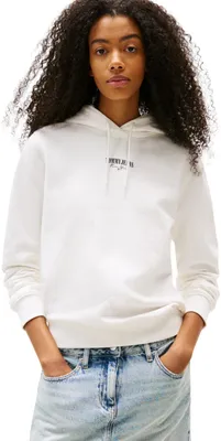 Produktbild von Tommy Jeans Women's TJW REG ESS Logo 2 Hoodie EXT DW0DW20943 Pullover Hoodie, Wh