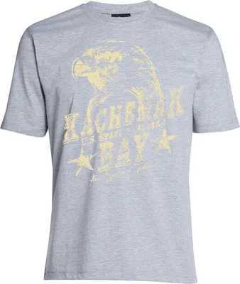 Produktbild von Übergrößen T-Shirt Eagle beige AHORN SPORTSWEAR Grey Melange 9XL