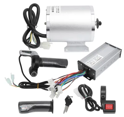 Image de Kit moteur électrique 48 V 2000 W sans balais avec contrôleur, accélérateur à rotation inverse et commutateur de vitesse