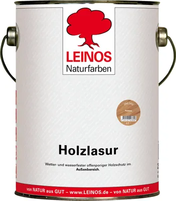 Produktbild von Wetterfeste Holzlasur für Außen 002 Farblos 2,50 Liter - offenporiger Holzschutz mit Filmschutz gegen Pilzbefall - für Fenster, Türen, Zäune & Pergolen - wasserabweisend, lasierend