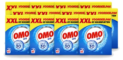 Produktbild von 12 x Omo Vollwaschmittel für Weißes - 5 kg - Vorteilspackung - 12 Stücke