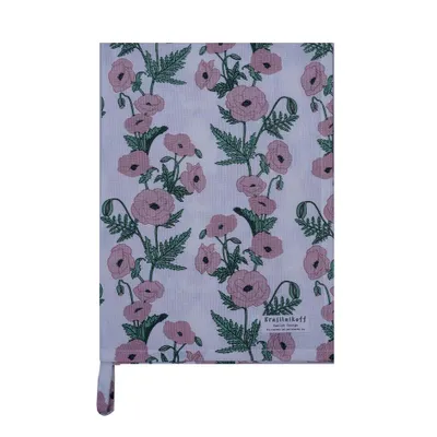Produktbild von Krasilnikoff – Geschirrtuch KW13663  – Poppies / Mohnblumen, rose