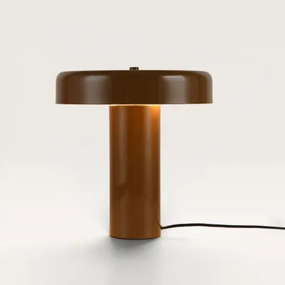 Image de LUSENZ - Lampe de table Arcene E14 25 W Bronze champignon IP20