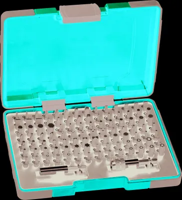 Produktbild von USAG U06920043 Schraubendrehereinsätze mit Sonderaufdrucken, 1/4 Zoll, 100 Stück
