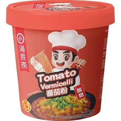 Produktbild von HAIDILAO Instant Glasnudeln Fadennudeln Vermicelli Tomato 122g