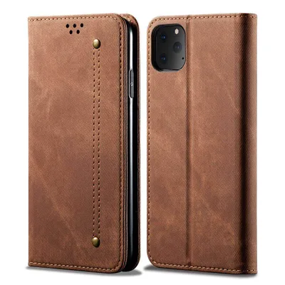 Obrázek produktu pro iPhone 11 Pro Pouzdro, Kožené Peněženkové Pouzdro s Magnetickým Uzavíráním a Pouzdro s Funkcí Stojánku pro iPhone 11 Pro Hnědý