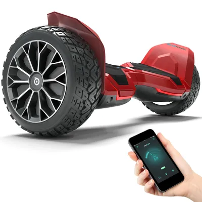 Produktbild von Bluewheel Hoverboard HX510_RD - 8.5" Vollgummireifen - LED-Scheinwerfer