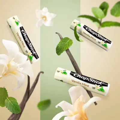 Immagine prodotto di ChapStick | Balsamo per labbra, protezione antigelo, rossetti, idratante | Vaniglia e menta, 4g