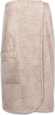 Immagine prodotto di Kilt da sauna da donna in spugna, beige, 100% cotone, taglia L/XL