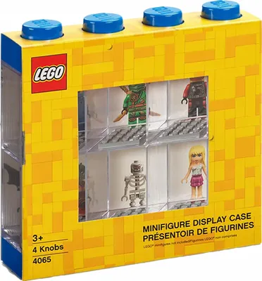 Zdjęcie produktu dla LEGO 40650005 Gablota na minifigurki LEGO DISPLAY CASE 8, niebieska