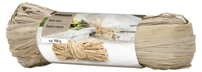 Produktbild von Windhager Naturbast – Dekorationsbast natur, witterungsbeständig, 150 g