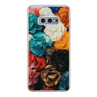 Produktbild von MuchoWow® Handyhülle Schutzhülle Hülle für Samsung Galaxy S10e Wand - Rosen - Abstrakt Silikon Softcase Handy Hülle - Handy