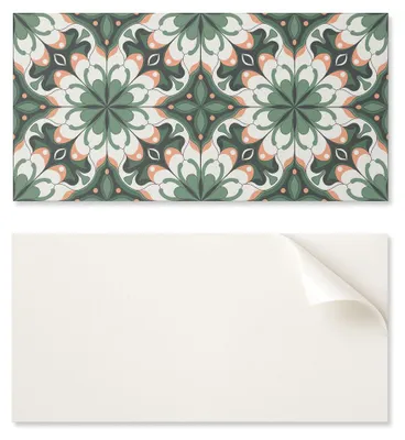 Immagine prodotto di Piastrelle in vinile con elegante motivo floreale, ideali per la camera da letto, dimensioni 10 x 40 x 20 cm