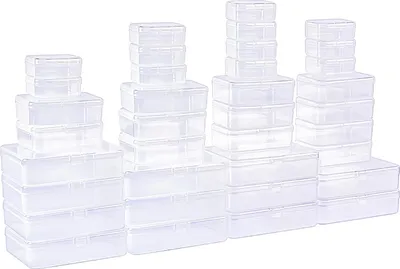 Produktbild von Famanu Aufbewahrungsboxen 36 Stück - transparent