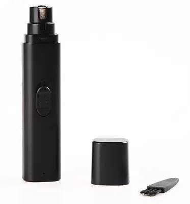 Obrázek produktu pro Bruska na drápy pro psy, extrémně tichá, bezpečná, účinná, dobíjecí, elektrická, zastřihovač pro domácí mazlíčky, nástroj pro péči o srst, černá