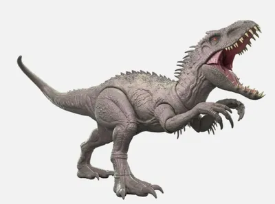 Produktbild von Jurassic World Ultimate Damage Indominus Rex Dinosaurier-Figur mit Lichtern, Geräuschen und Angriffsbewegungen, 4 Jahr(e), Mehrfarbig, Kunststoff