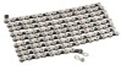 Produktbild von KMC e10 e-Bike Kette silber-schwarz Fahrrad-Kette für 10-fach 132 Glieder OEM Verpackung