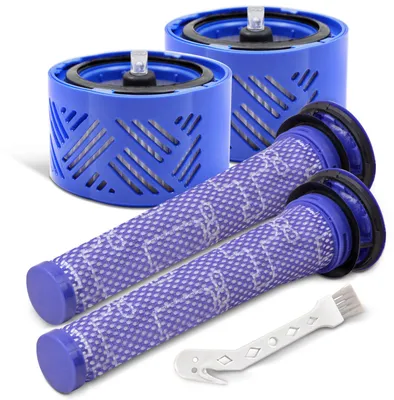 Produktbild von 2x Abluftfilter passend wie Dyson 96674101 + Motorschutzfilter wie 965661-01 für Staubsauger