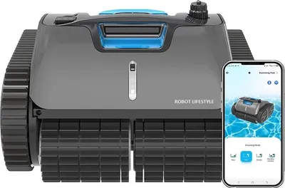 Obrázek produktu pro Robotický čistič bazénů, dlouhá výdrž, inteligentní funkce, 65 W, 4600 mAh, C1PRO (110–240 V)