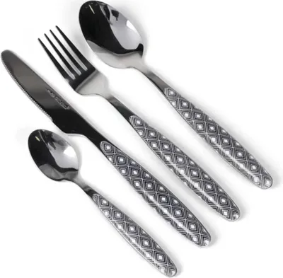 Obrázok produktu pre Kampa Hampstead, Nerezová oceľ, Súprava príborov, Šedá, 16 kusov, 4 kusov, 4 kusov