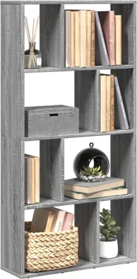 Produktbild von Möbel Bücherregal Grau Sonoma 60x20x120,5 cm Holzwerkstoff - Bücherregale &28918