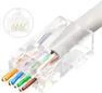 Produktbild von Lanview LVN125305, RJ45, Transparent, Stecker, Gerade, Cat6, U/UTP (UTP)