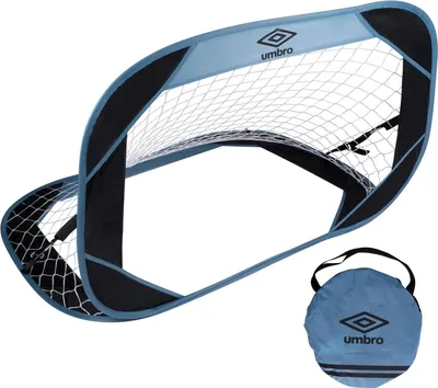 Produktbild von Pop-Up Fußballtor mit Tragetasche - 110 x 78 x 78 cm - Fußball Trainingsgerät für Alle Altersgruppen - Innen und Außen - Schwarz Gelb