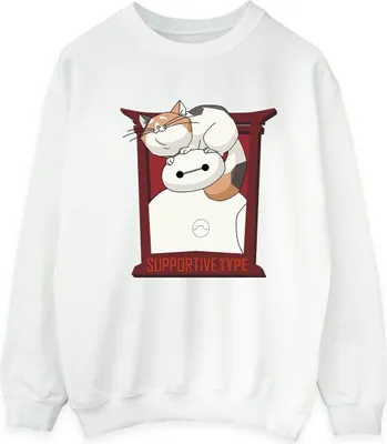 Produktbild von Disney - "Big Hero 6 Support" Sweatshirt für Herren BI15342 (S) (Weiß)