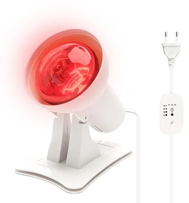 Zdjęcie produktu dla 150 W lampa grzewcza na podczerwień: przenośna lampa z timerem i regulacją temperatury