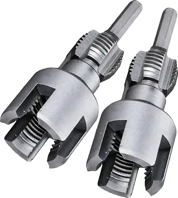 Obrázek produktu pro 2dílný nástroj pro vnitřní a vnější závitování trubek, integrovaná elektrická vrtačka, závitník na PVC se šestihrannou stopkou pro 1/2palcové trubky