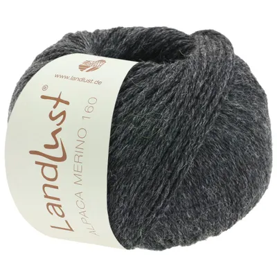 Produktbild von Lana Grossa Landlust Alpaka Merino 160 409 Anthrazit 50g