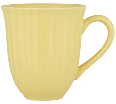 Zdjęcie produktu dla Kubek do kawy, filiżanka MYNTE Lemonade jasnożółta o pojemności 300 ml, kamionka Ib Laursen
