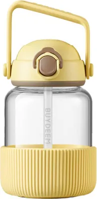 Image de Bouteille portable avec paille BUYDEEM DG78-MY, 800 ml Jaune