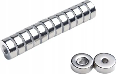 Obrázok produktu pre Neodymový krúžkový magnet MP 14x(7x3,5)x5 N38 pre skrutku 1 kus