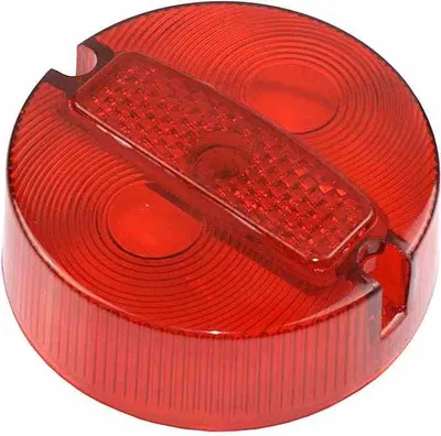 Zdjęcie produktu dla Abrażura Tylna Mz/Simson Okrągła Czerwona