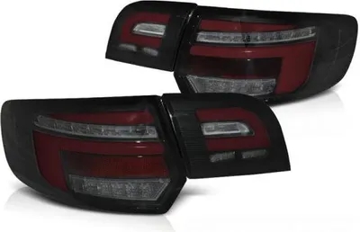Zdjęcie produktu dla Tylne światła LED do Audi A3 8P Sportback 08- czarne kierunkowskazy