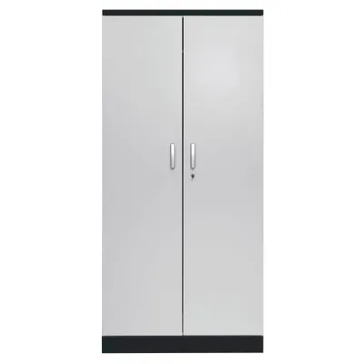 Produktbild von Gürkan Stahlschrank 100129 tiefschwarz, lichtgrau 92,0 x 42,0 x 195,0 cm