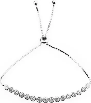 Produktbild von Silberarmband Einstellbar Kettenarmband für Frauen Silber 925